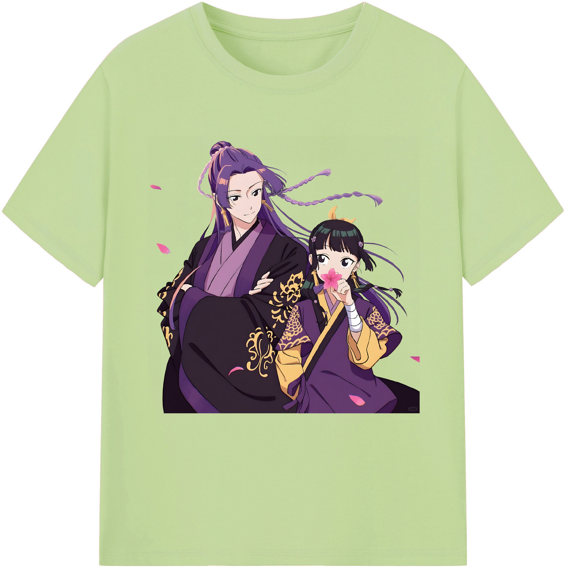 （画像用） 薬屋のひとりごと The Apothecary Diaries 綿100％半袖Tシャツ（フロントプリント）